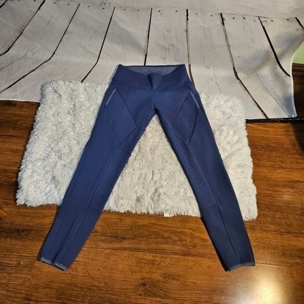 Horze Equestrian Navy Blue‎ Riding Breeches Tall Women's Size  Eu 42